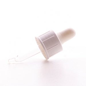 White Cap, White Evo Bulb, 36mm Glass Barrel