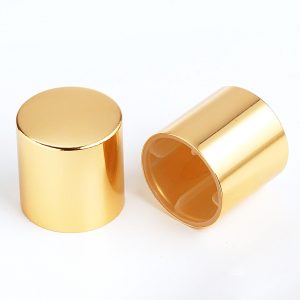 Bright Gold Crimp Anod Alum PP Liner Cap 15FEA 26x27mm