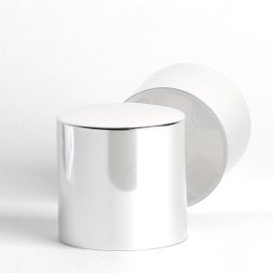 Bright Silver Aluminium Overcap with PP Liner 15FEA