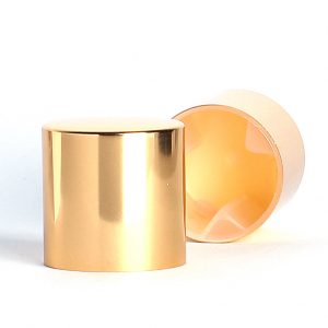 Bright Gold Alumium Overcap with PP Liner 15mmFEA