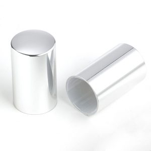Bright Silver Crimpless Anod Alum PP Liner Cap 15FEA 20.4x35