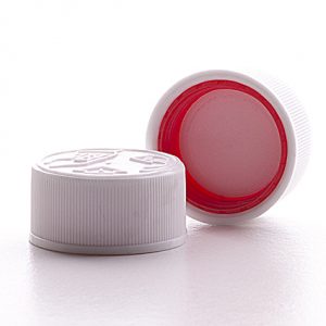 White Medi Loc Cap Hands & Arrows R3 28mm