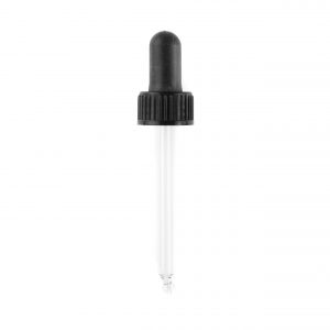 Black Cap, Butyl Bulb & 77mm Pipette
