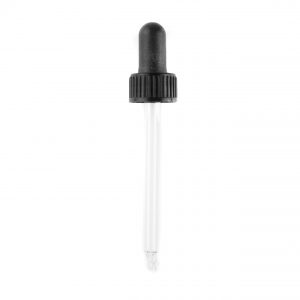 Black Cap, Butyl Bulb & 87mm Pipette