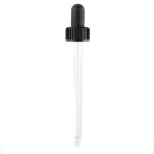 Black Cap, H Butyl Bulb & 102mm Pipette