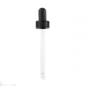 Black Cap, H Butyl Bulb & 87mm Pipette