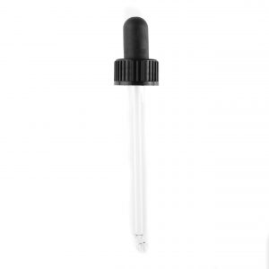 Black Cap, H Butyl Bulb & 89mm Pipette
