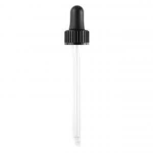 Black Cap, Bulb & 102mm Pipette