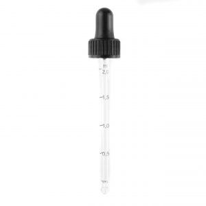 Black Cap, Bulb & 105mm Graduate Pipette