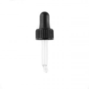 Black Cap, Bulb & 53mm Pipette