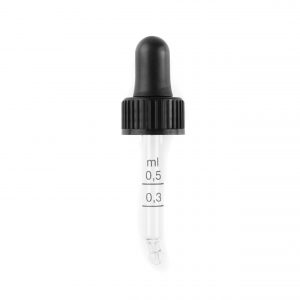 Black Cap, Bulb & 59mm Graduated Pipette