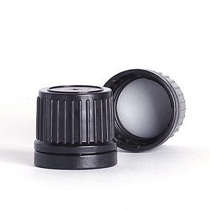 GL18 Black Tamper Evident Cap Foam Lined