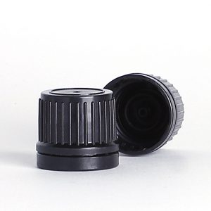 GL18 Black Tamper Evident Boreseal Cap