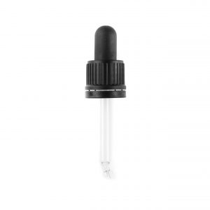Blk Tamper Evident Hole Cap, Butyl Hard Bulb & 59mm Pipette