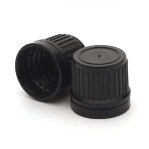 GL18 Black Tamper Evident Cap