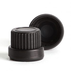 GL18 Black Tamper Evident Cap Polycone Lined