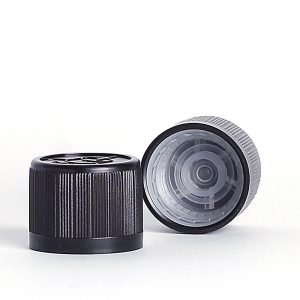 Black PP Child Resistant Cap