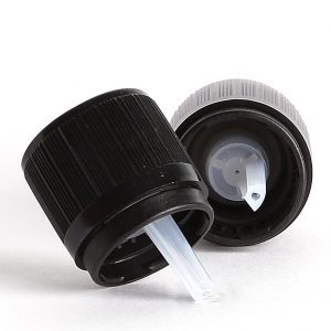 GL18 Black Child Resistant TE Cap & 0.7mm Dropper