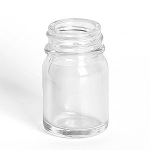 15ml Clear Powder Glass Jar R3/28