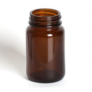 60ml Amber Glass Powder Jar with R3/38 screw neck