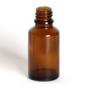 GL18 20ml Amber Kingston Glass Bottle