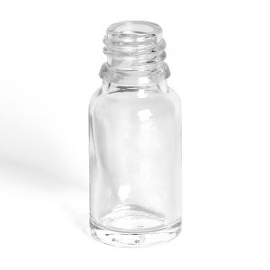 GL18 10ml Clear Marlow Tamper Evident Glass Bottle