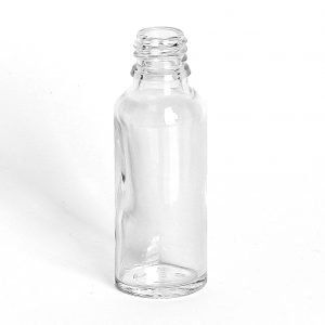 GL18 30ml Clear Marlow Glass Bottle