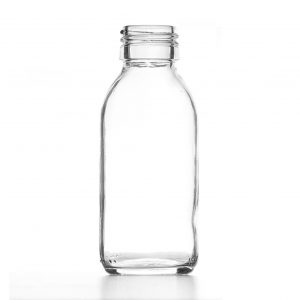 150ml Clear Medical Round Glass Bottle ROPP28