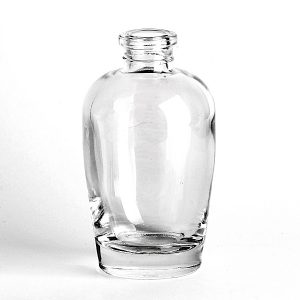 50ml Clear Daloa Crimp Glass Bottle 20FEA