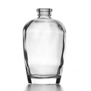 100ml Clear Daloa Crimp Glass Bottle 20FEA