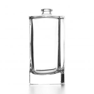 100ml Clear Darwin Crimp Glass Bottle 15FEA