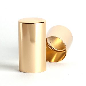 15FEA Shiny Gloss Gold Aluminium Tricap 30mm Height 155/30