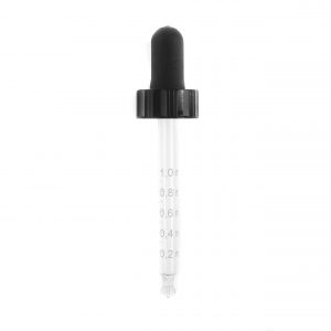R3 20mm Black Urea Hole Cap, Butyl Bulb & 77mm Graduated Pipette