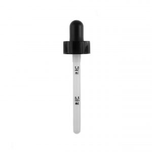 R3 20mm Black Urea Hole Cap, Bulb & 77mm Plastic Pipette