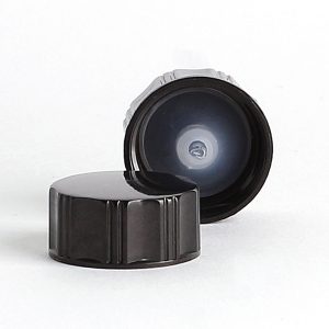 Black Urea Polycone Lined Cap R3 20mm