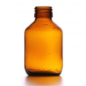125ml Amber Lightweight Glass Bottle PP28