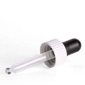 White Cap, Black Bulb & 59mm Pipette