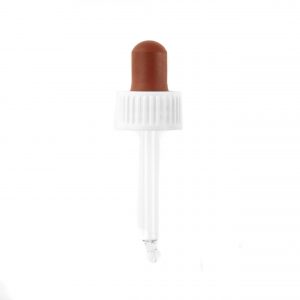 GL18 White Cap, Red Bulb & 58mm Pipette