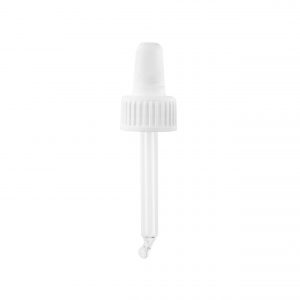 GL18 White Cap, White Bulb & 63mm Pipette