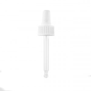 GL18 White Cap, White Bulb & 68mm Pipette