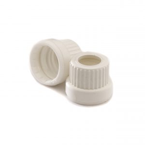 GL18 White PP Tamper Evident Hole Cap