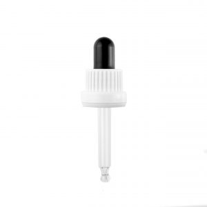 GL18 White Tamper Evident Hole Cap, Bulb & 61mm Pipette