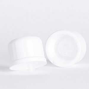 GL18 White Tamper Evident Cap with 0.5mm Dropper