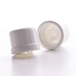 GL18 White Tamper Evident Cap with 0.8mm Dropper