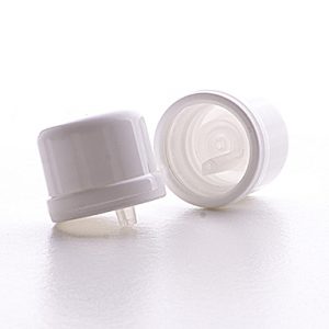 GL18 White Tamper Evident Cap with 1.3mm Dropper