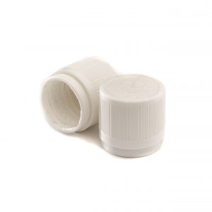 GL18 White Tamper Evident CRC Cap EPE Lined