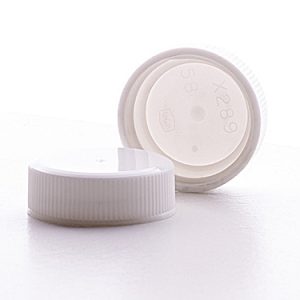 White PP Wadless Cap R3 28mm