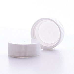White PP Wadless Cap R3 24mm