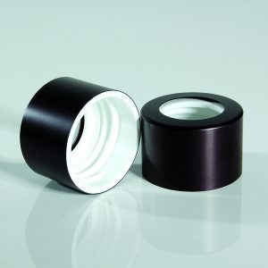 28/410 Matt Black Aluminium Diffuser Screw Cap