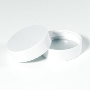 White Urea Cap with Silver Foil IHS Liner R3/38mm